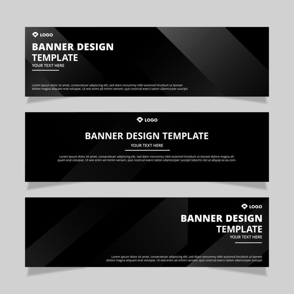 Roll up banner corporate with modern design vector