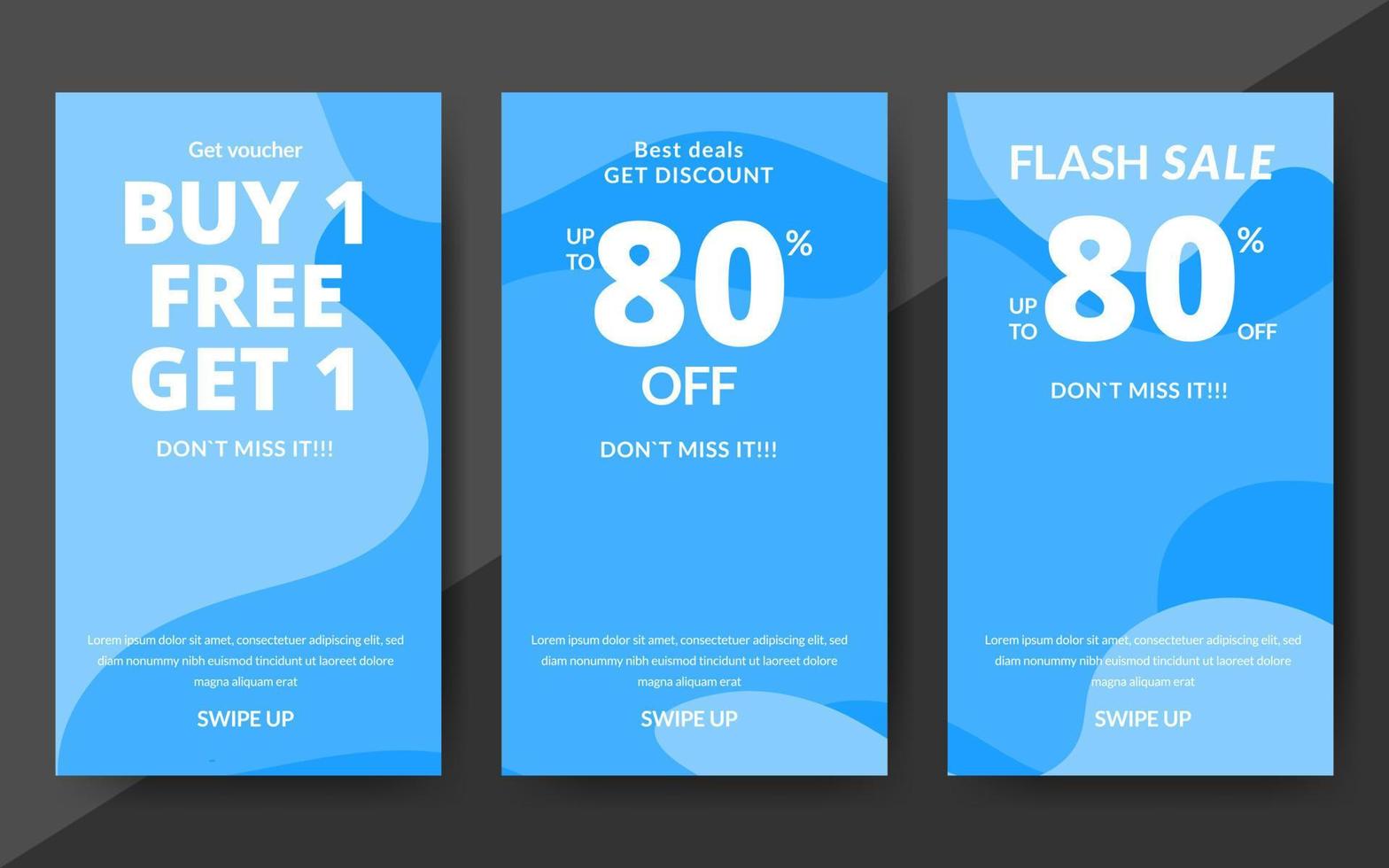 Flash sale discount banner template promotion, end of season special offer banner, template design for media promotions and social media promo, vector illustration.