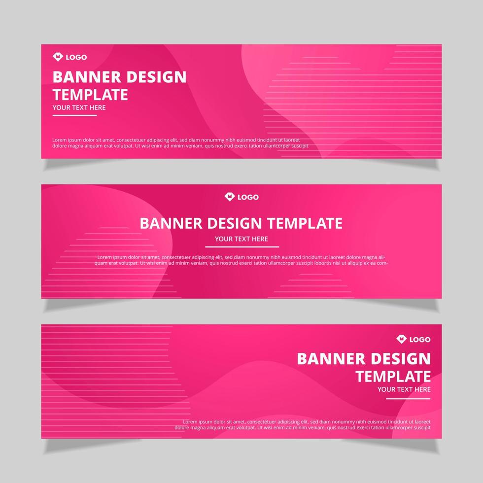 Roll up banner corporate with modern design vector