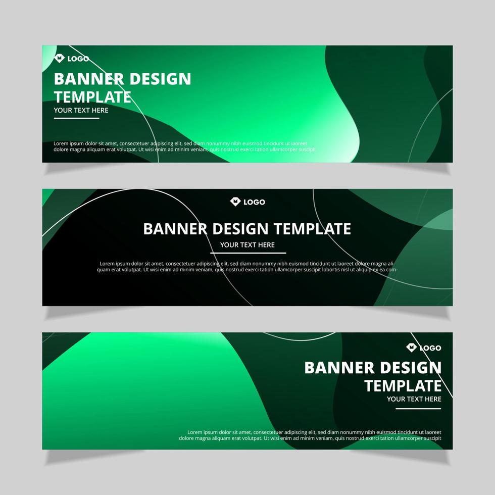 Roll up banner corporate with modern design vector