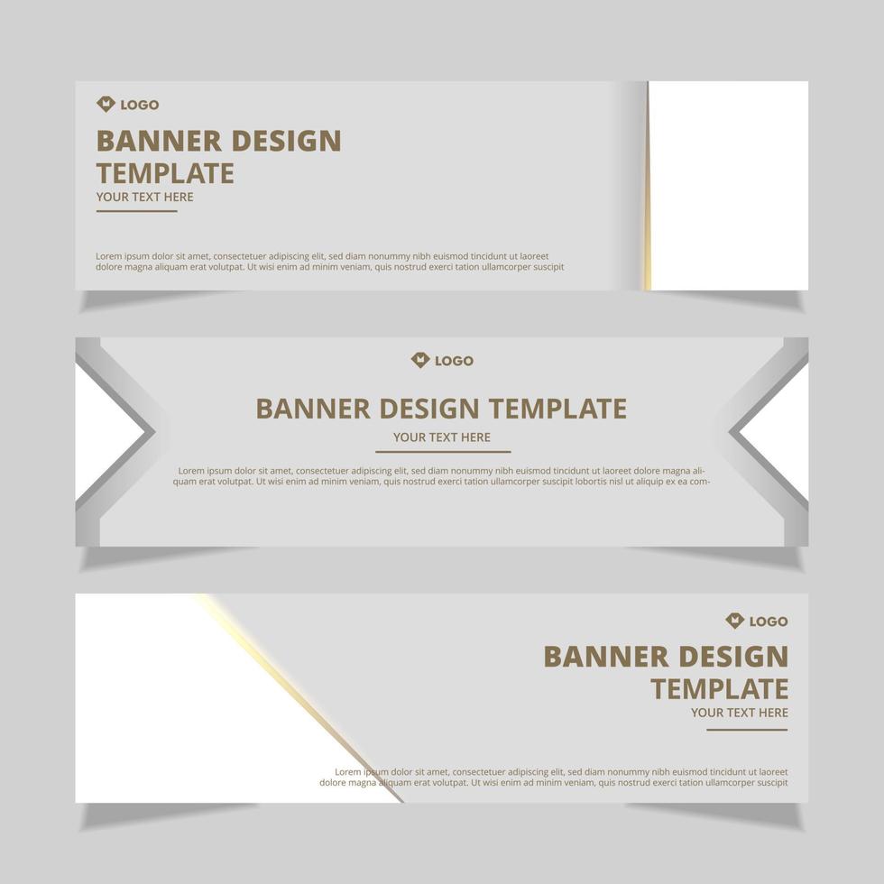 modern abstract banner design for company. vector