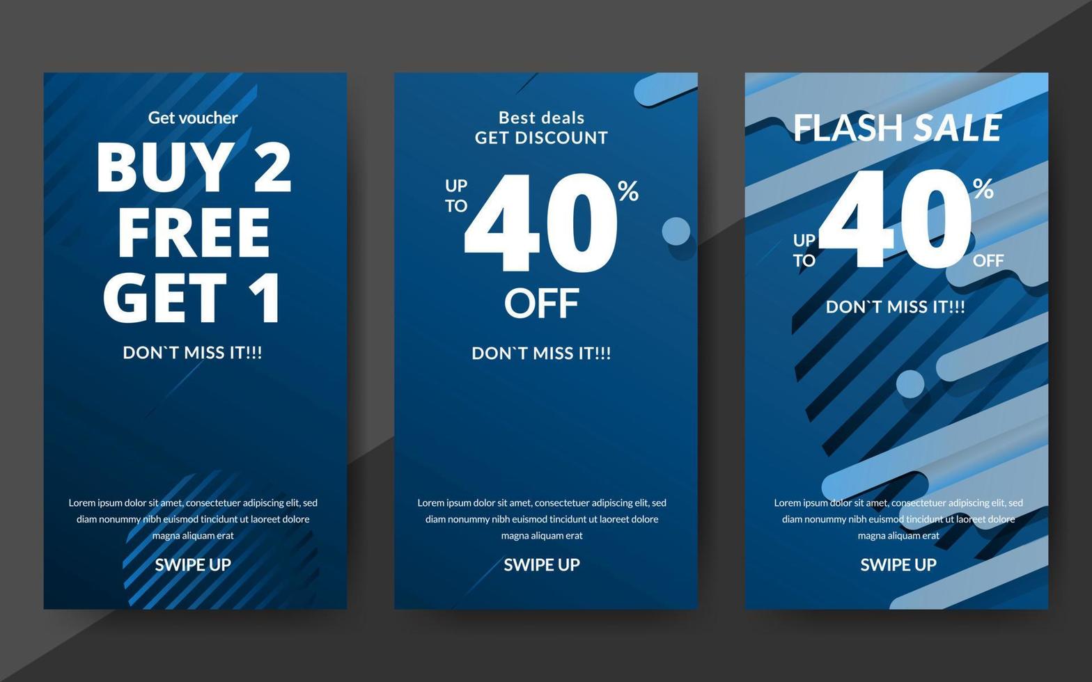 Flash sale discount banner template promotion, end of season special offer banner, template design for media promotions and social media promo, vector illustration.