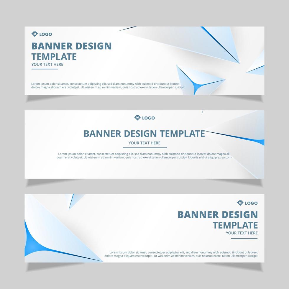 abstract banner design vector