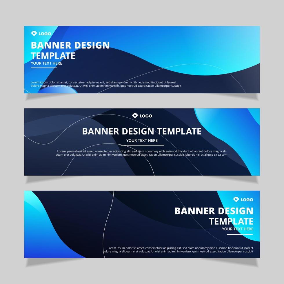 Roll up banner corporate with modern design vector