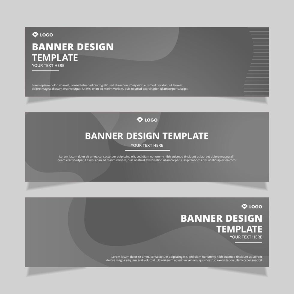 Roll up banner corporate with modern design vector