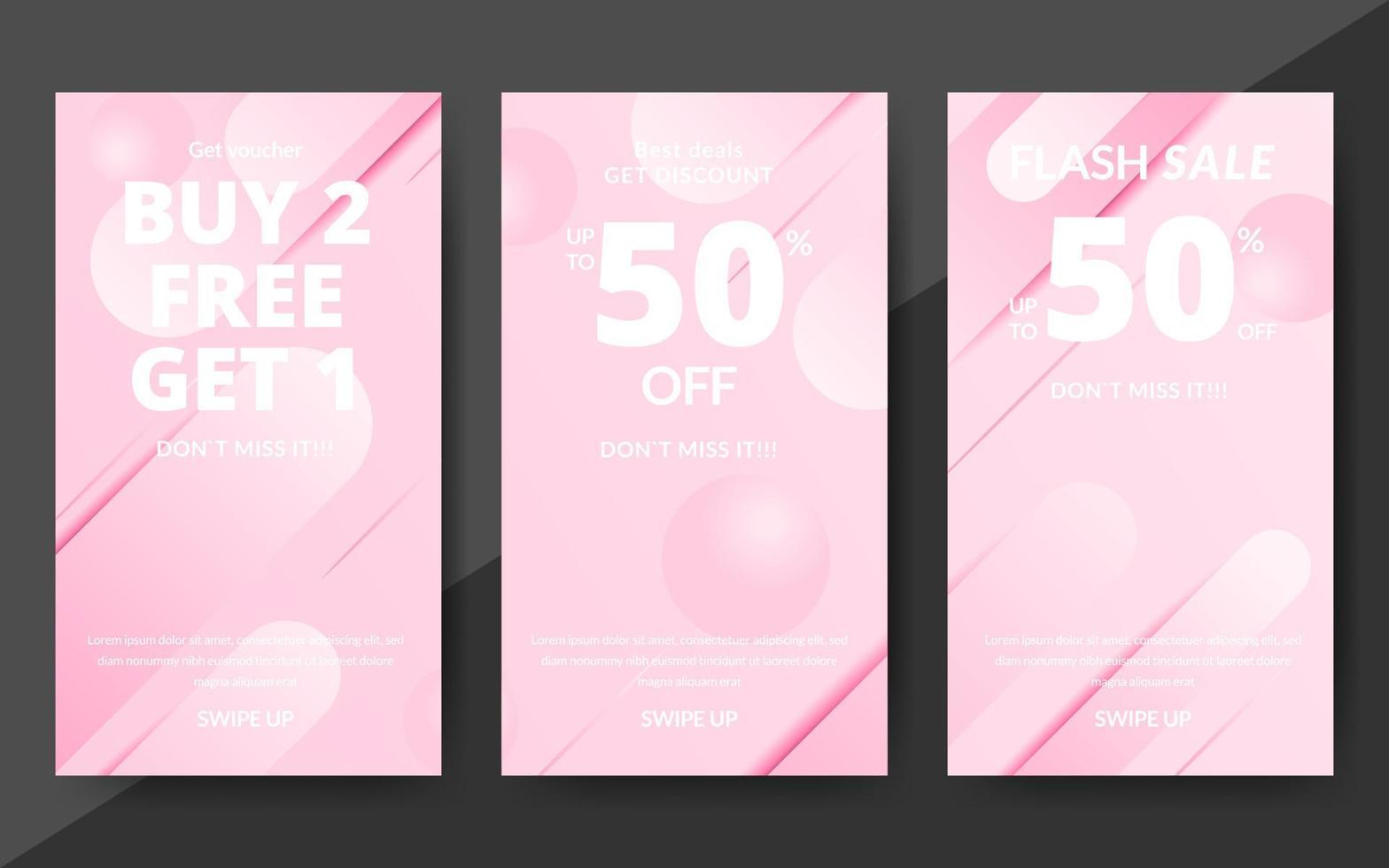 Flash sale discount banner template promotion, end of season special offer banner, template design for media promotions and social media promo, vector illustration.