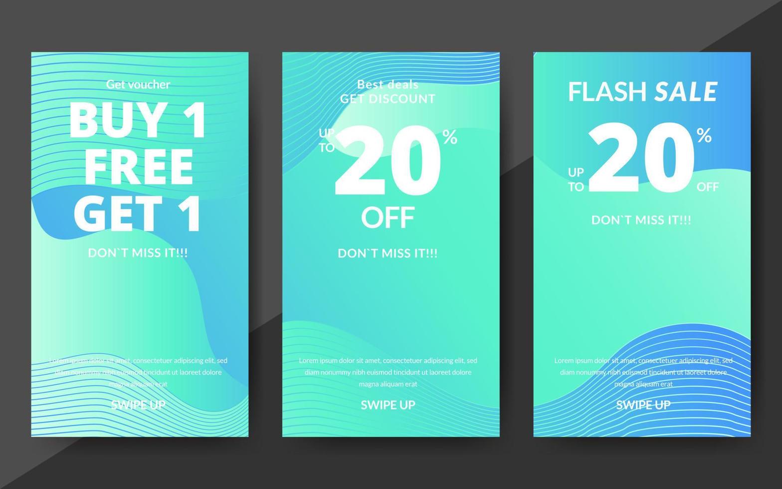 Flash sale discount banner template promotion, end of season special offer banner, template design for media promotions and social media promo, vector illustration.