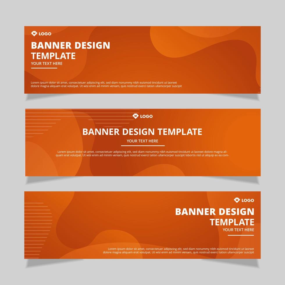Roll up banner corporate with modern design vector