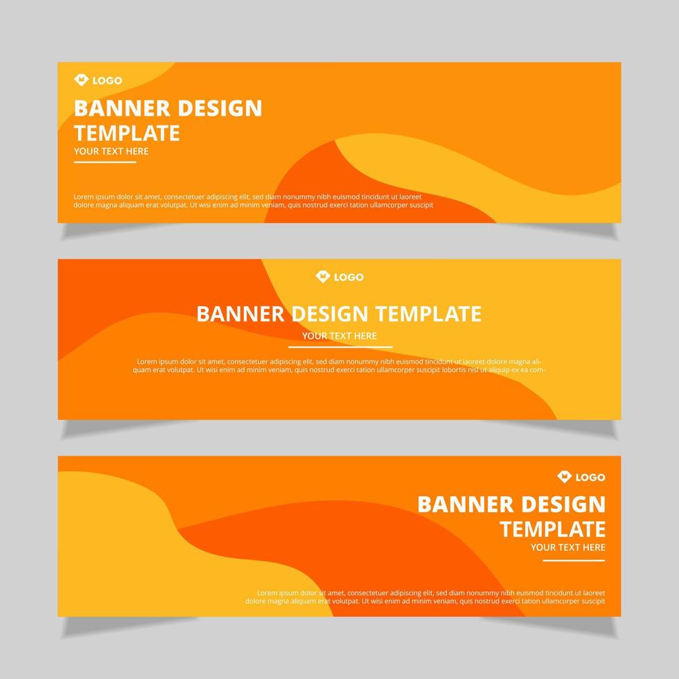 Roll up banner corporate with modern design vector