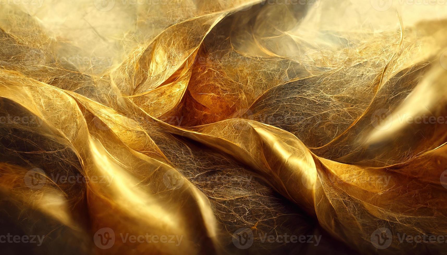 Golden abstract background. Metal wallpaper illustration photo