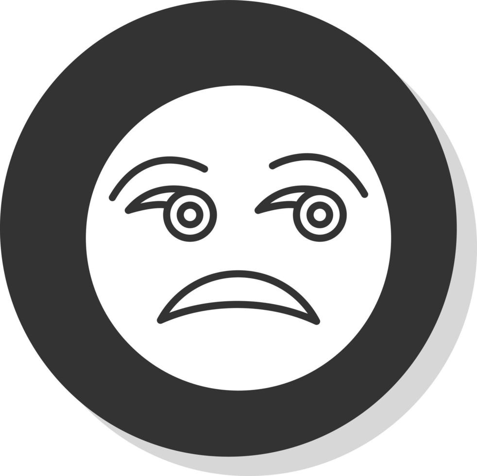 Unamused Face Vector Icon Design