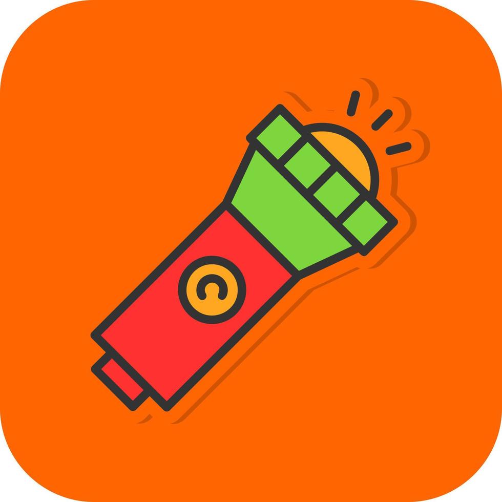 Torch Vector Icon Design