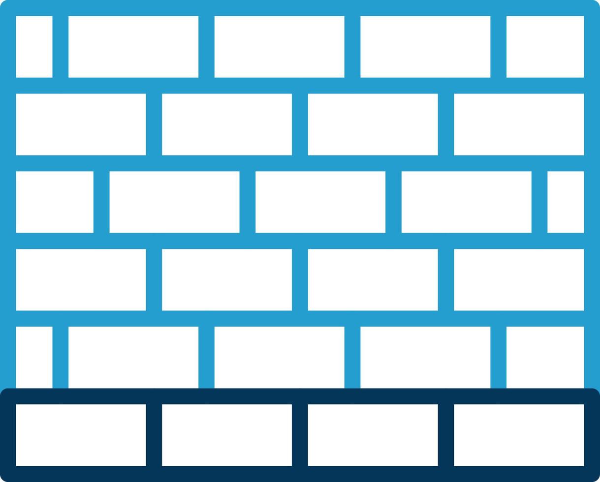 Brickwall Vector Icon Design