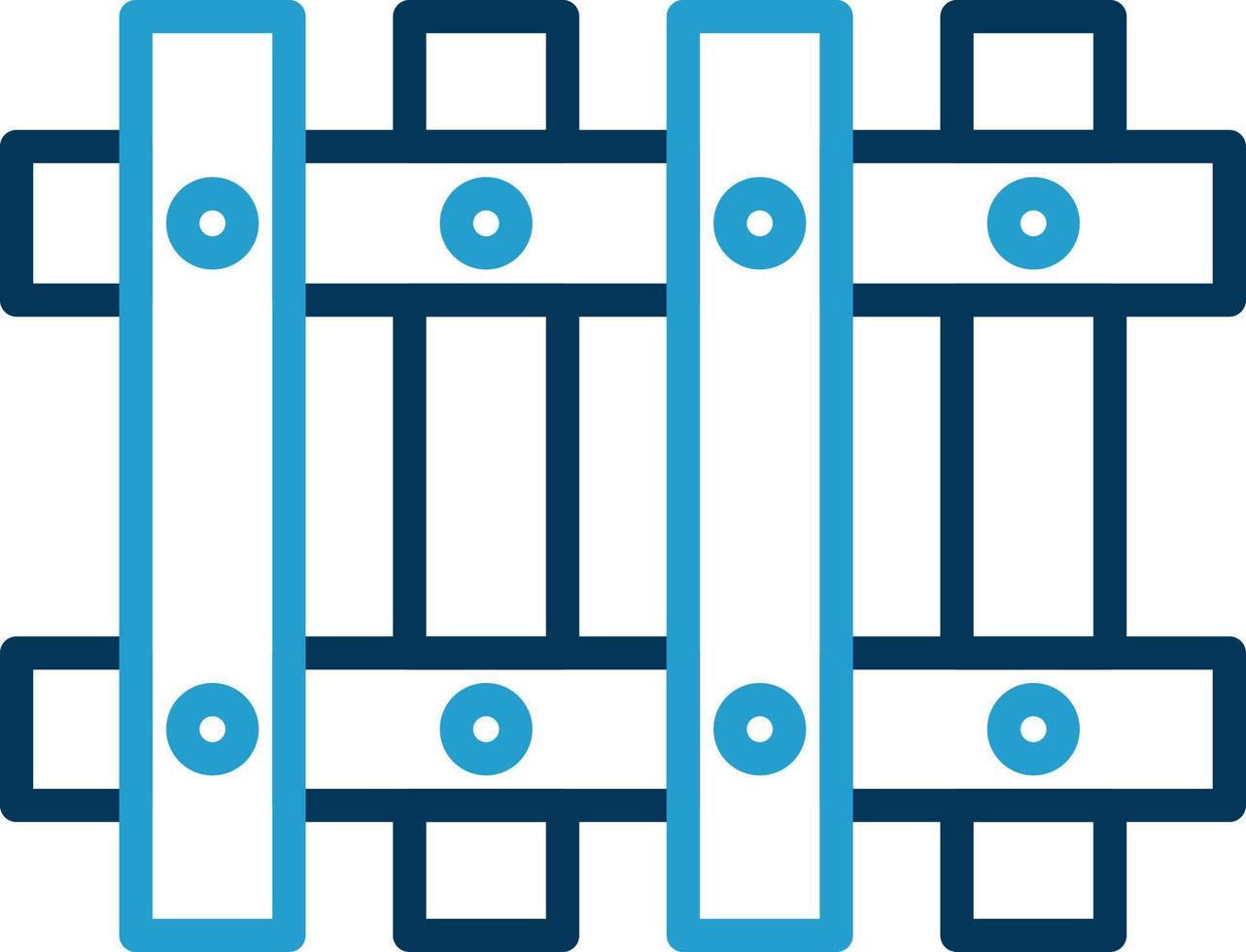 Fence Vector Icon Design