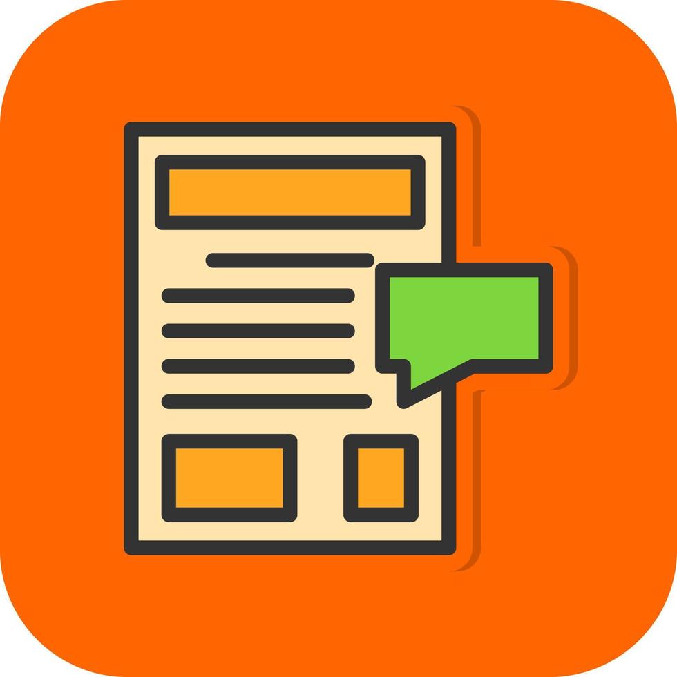 Blog Vector Icon Design