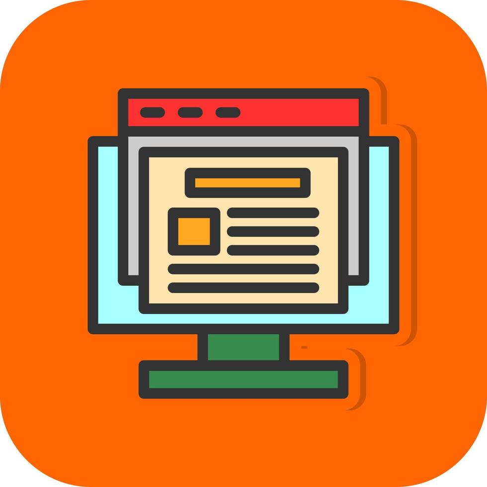 Blogging Vector Icon Design