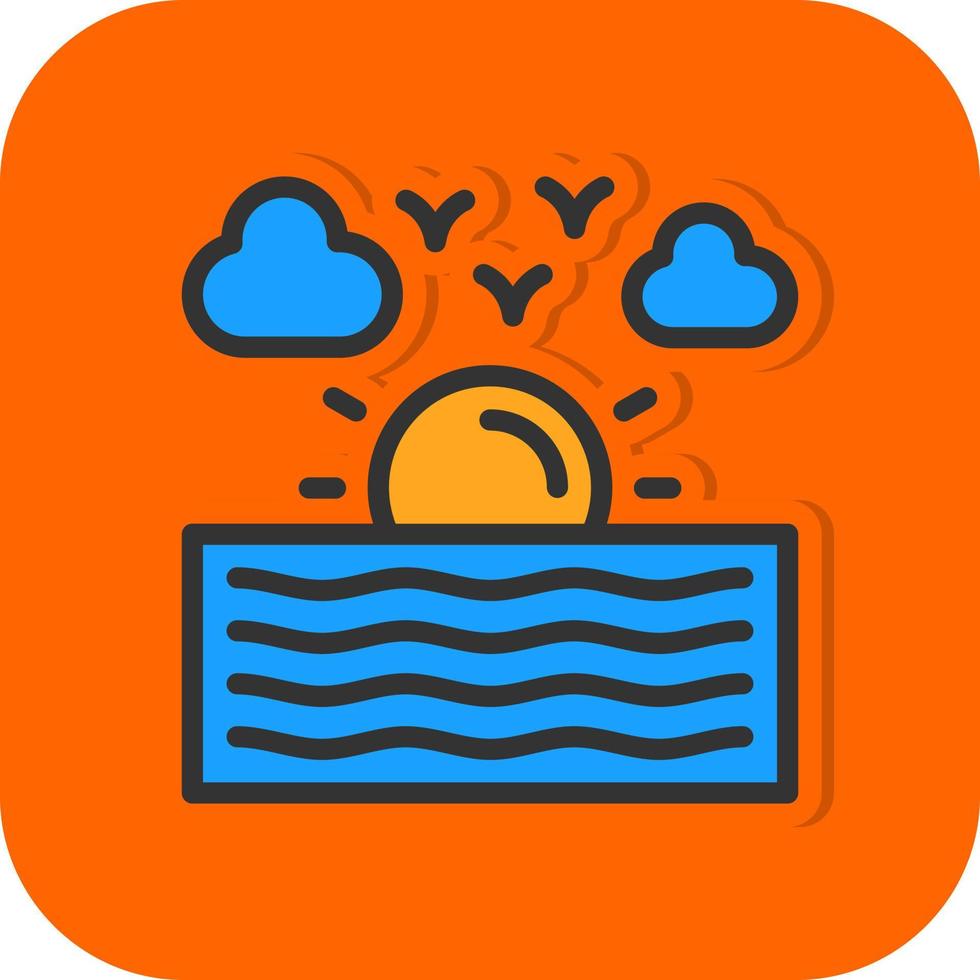 River Vector Icon Design