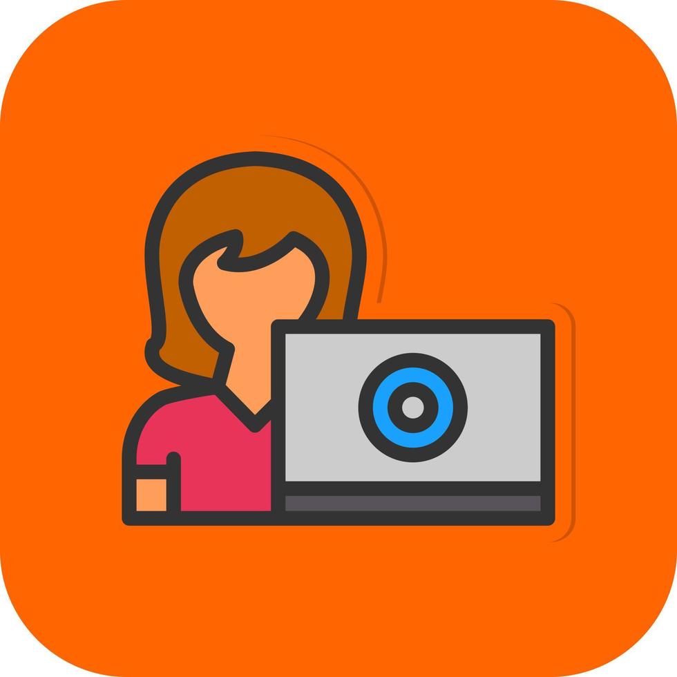 Girl Vector Icon Design