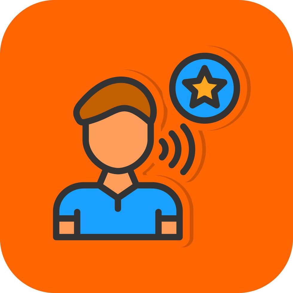 Influencer Vector Icon Design