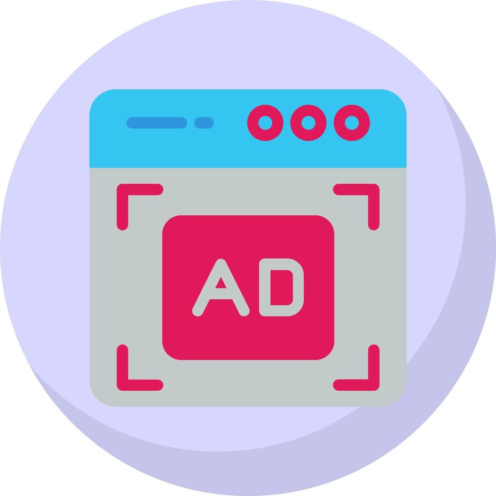 Ad Vector Icon Design