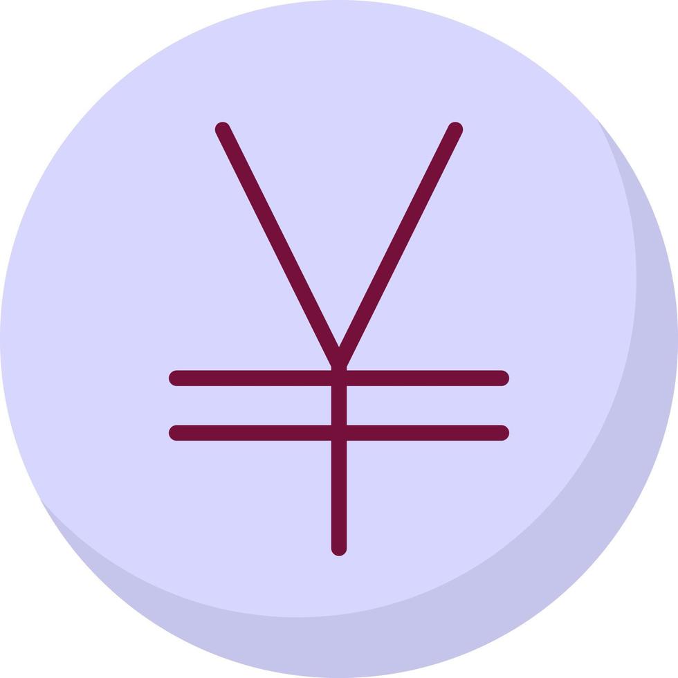 Yen Sign Vector Icon Design