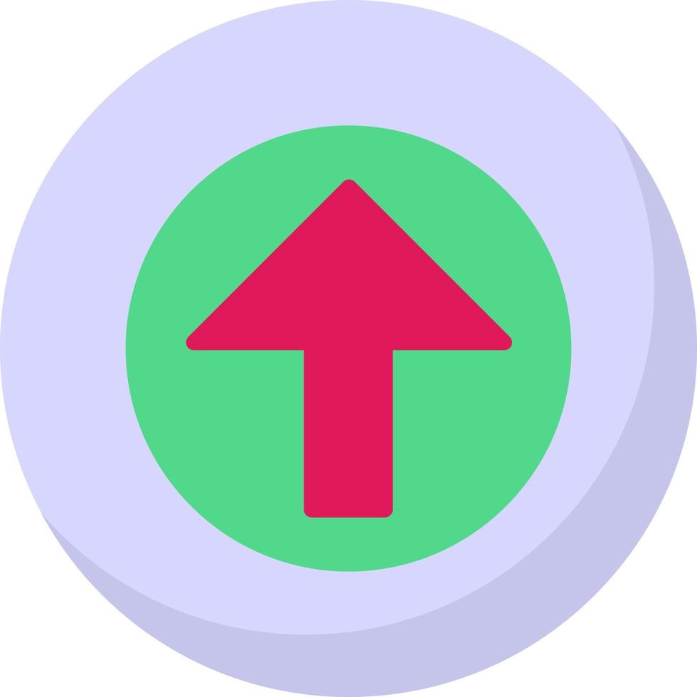 flecha alt círculo arriba vector icono diseño
