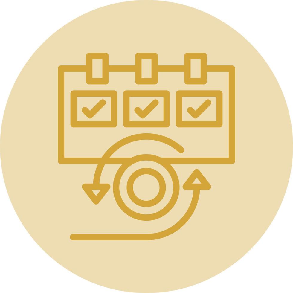 Daily Scrum Vector Icon Design