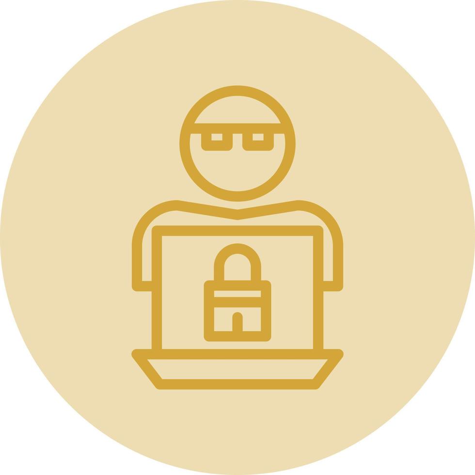 Cyber Attack Vector Icon Design