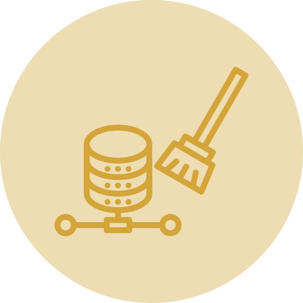 Data Cleansing Vector Icon Design