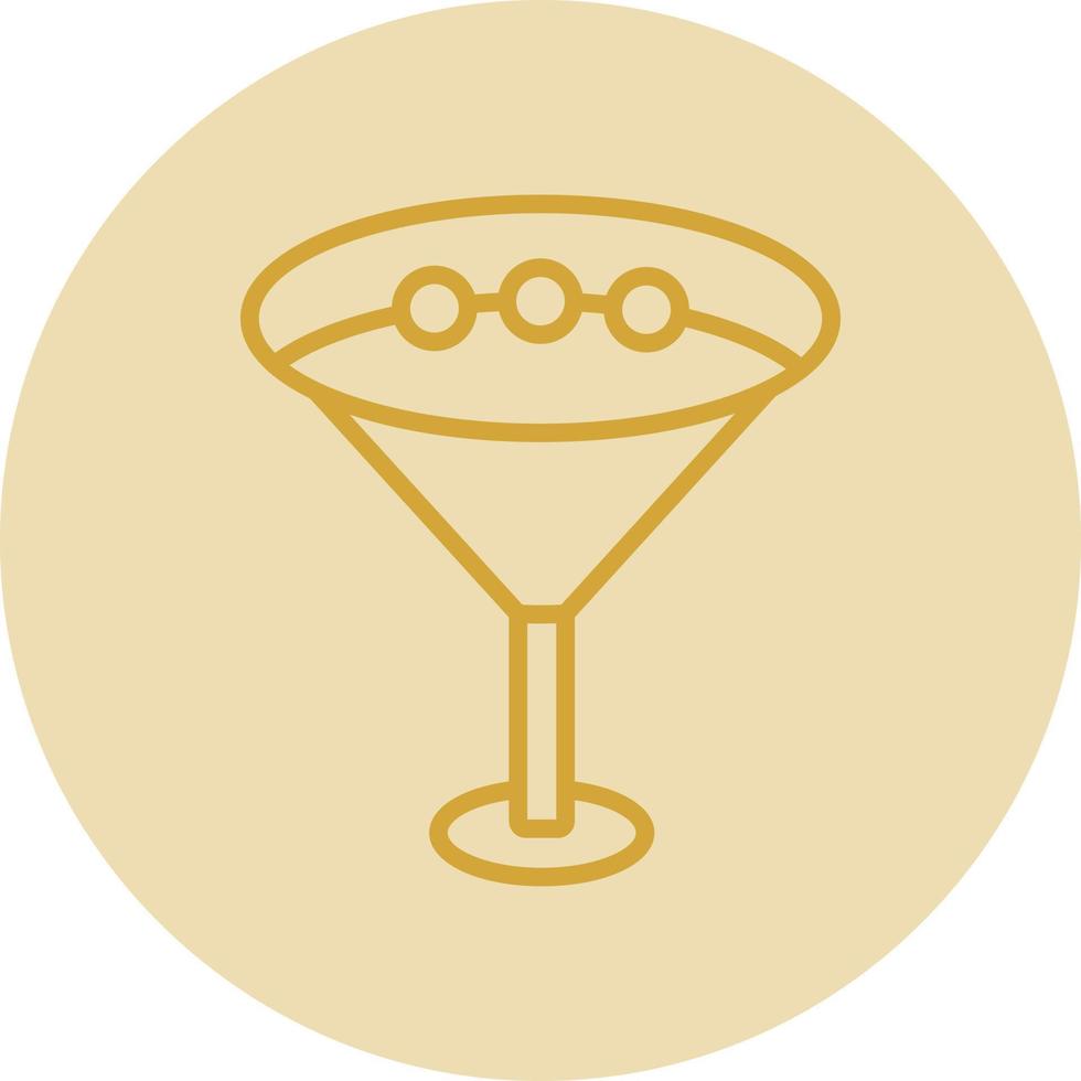 diseño de icono de vector de martini