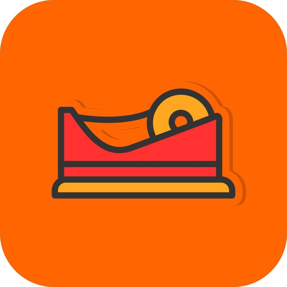 Tape Dispenser Vector Icon Design