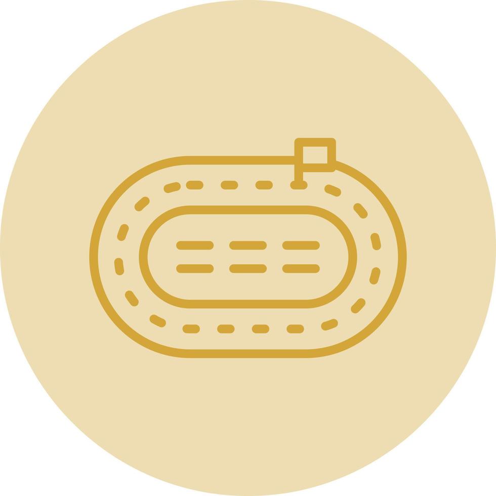 Race Track Vector Icon Design