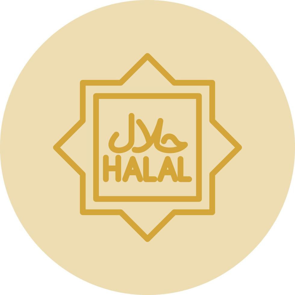 Halal Vector Icon Design