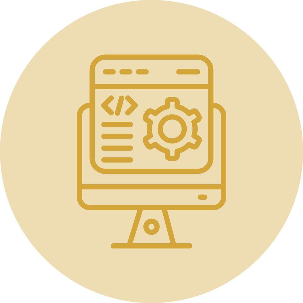 Software Developer Vector Icon Design