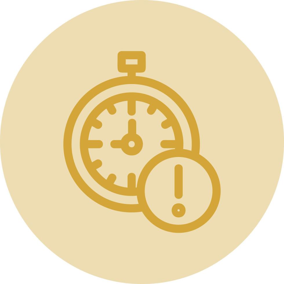Time Alert Vector Icon Design