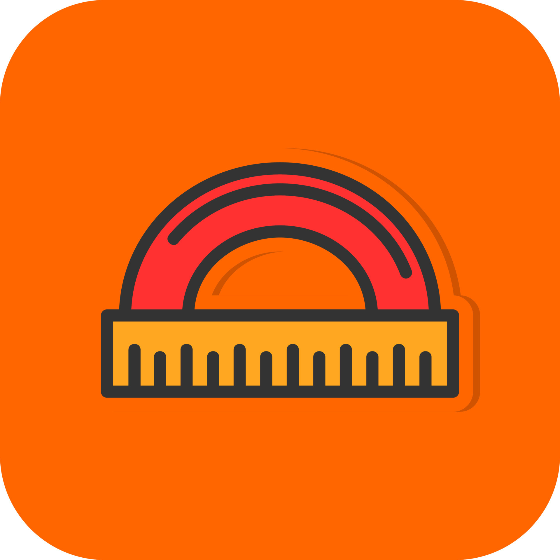 Protractor Vector Icon Design 21284572 Vector Art at Vecteezy