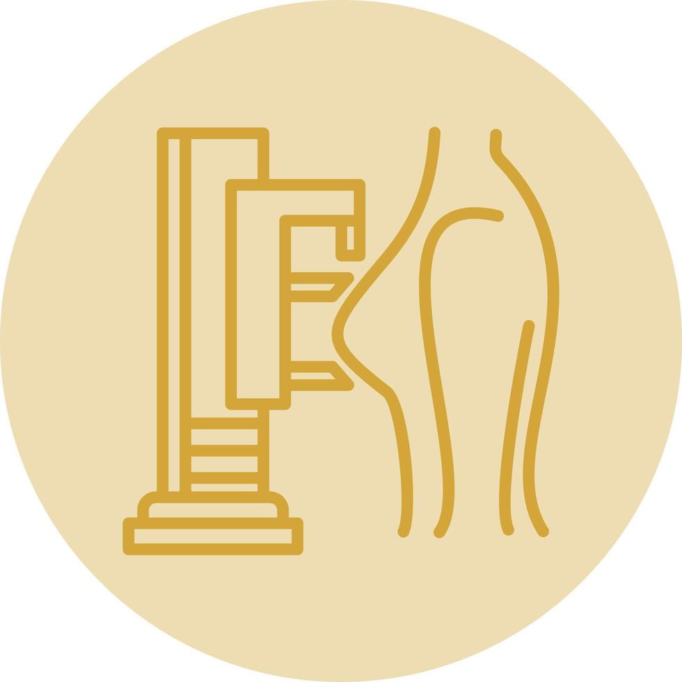 Mammography Vector Icon Design