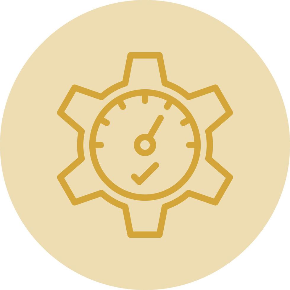 Constant Development Pace Vector Icon Design