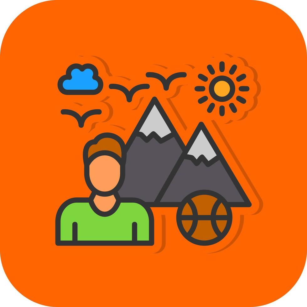 Sports And Adventure Vector Icon Design