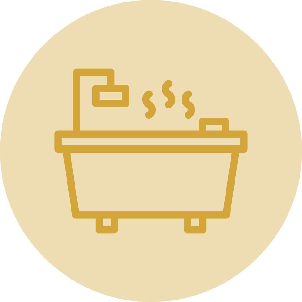 Hot Tub Vector Icon Design