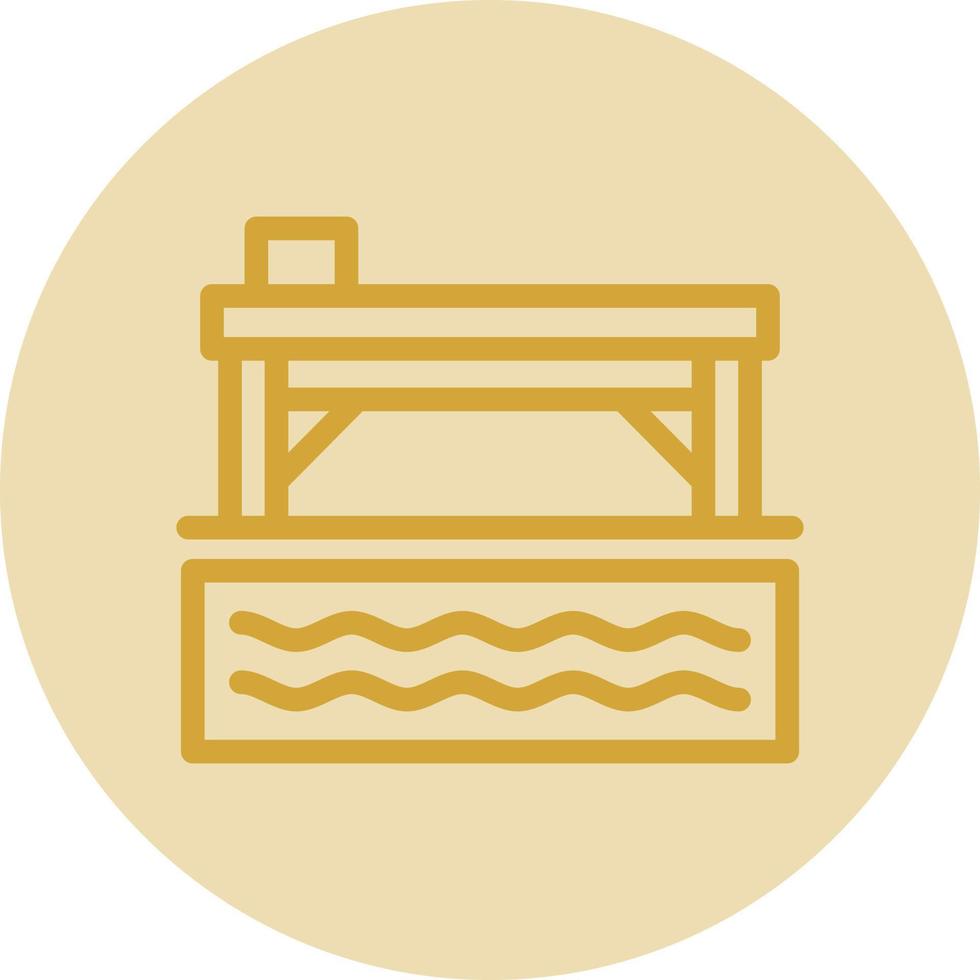 Massage Pool Vector Icon Design