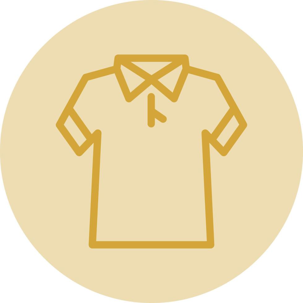 Polo Shirt Vector Icon Design