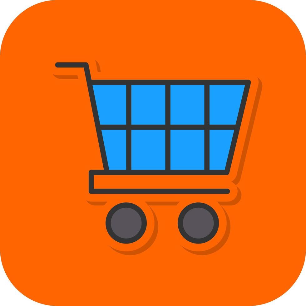 Trolley Vector Icon Design