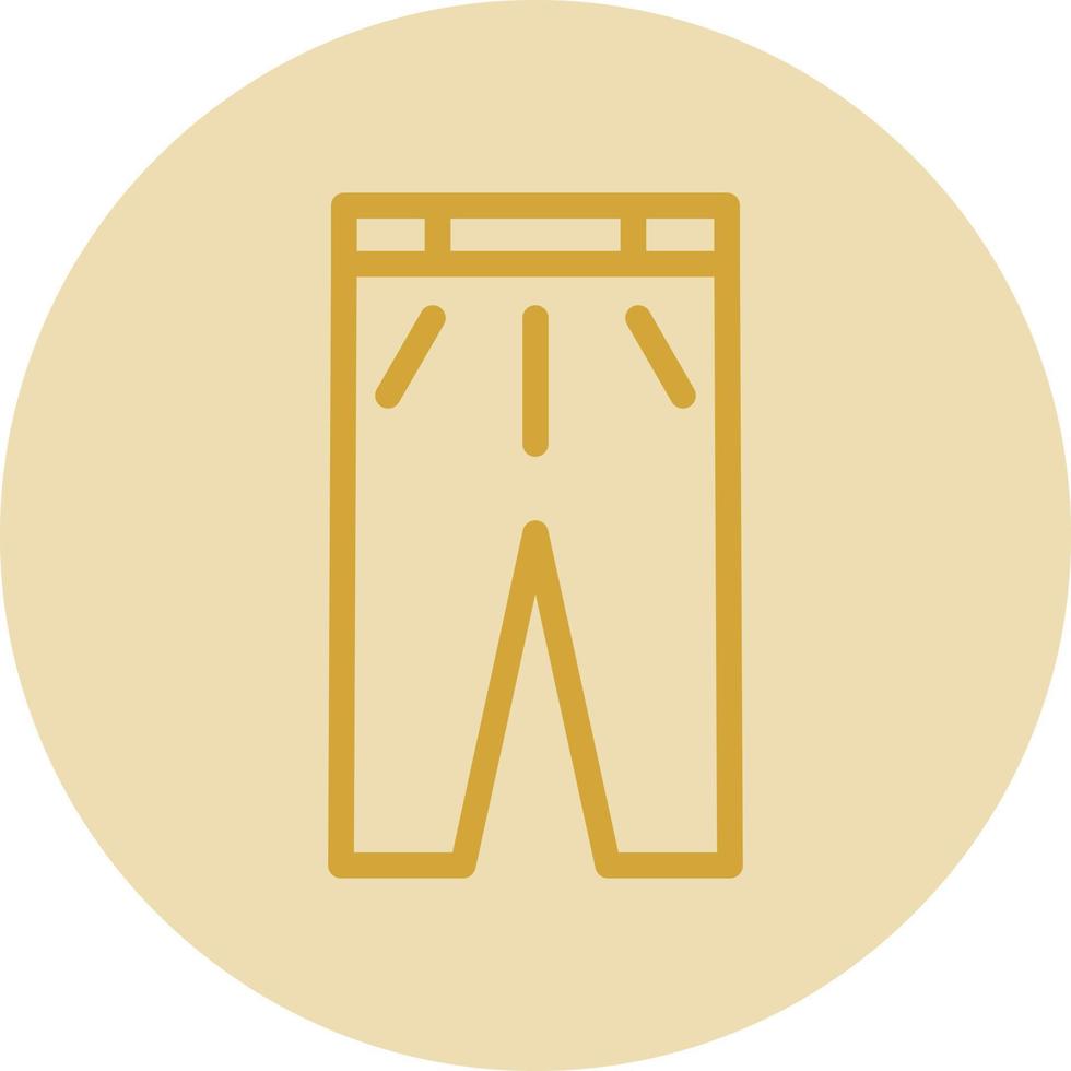 diseño de icono de vector de pantalones