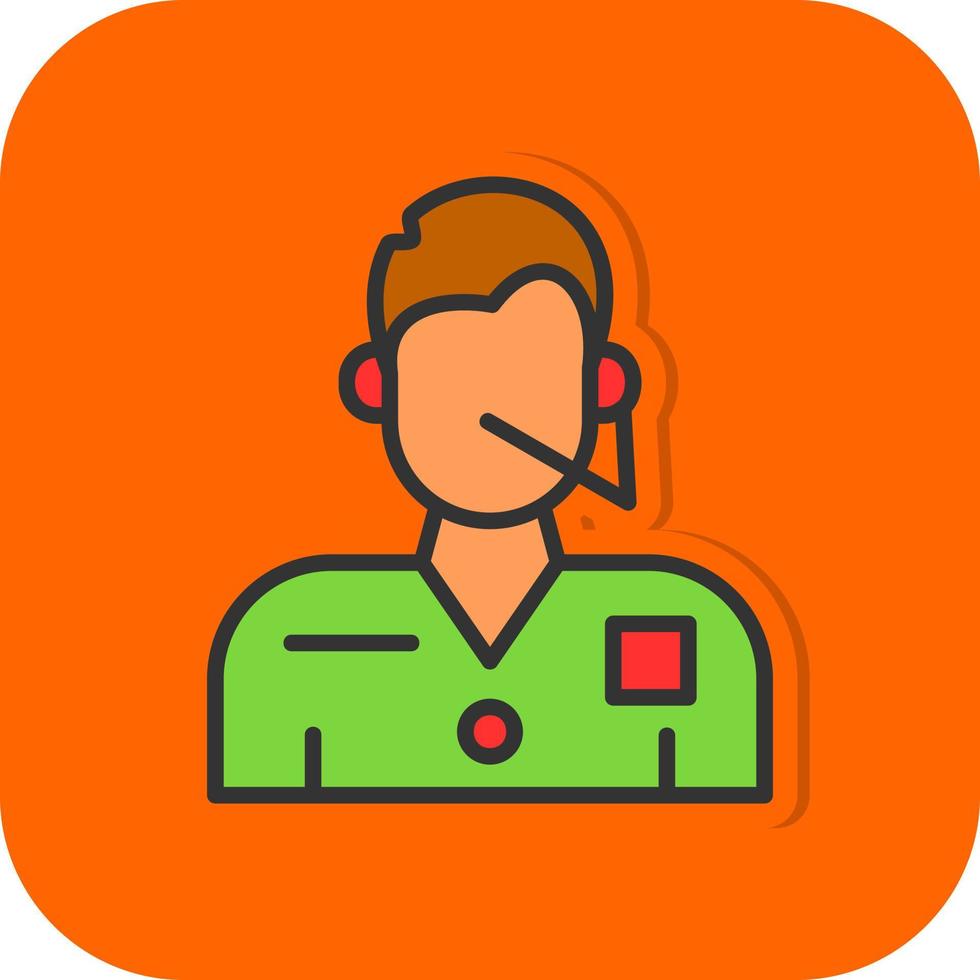 Customer Service Vector Icon Design