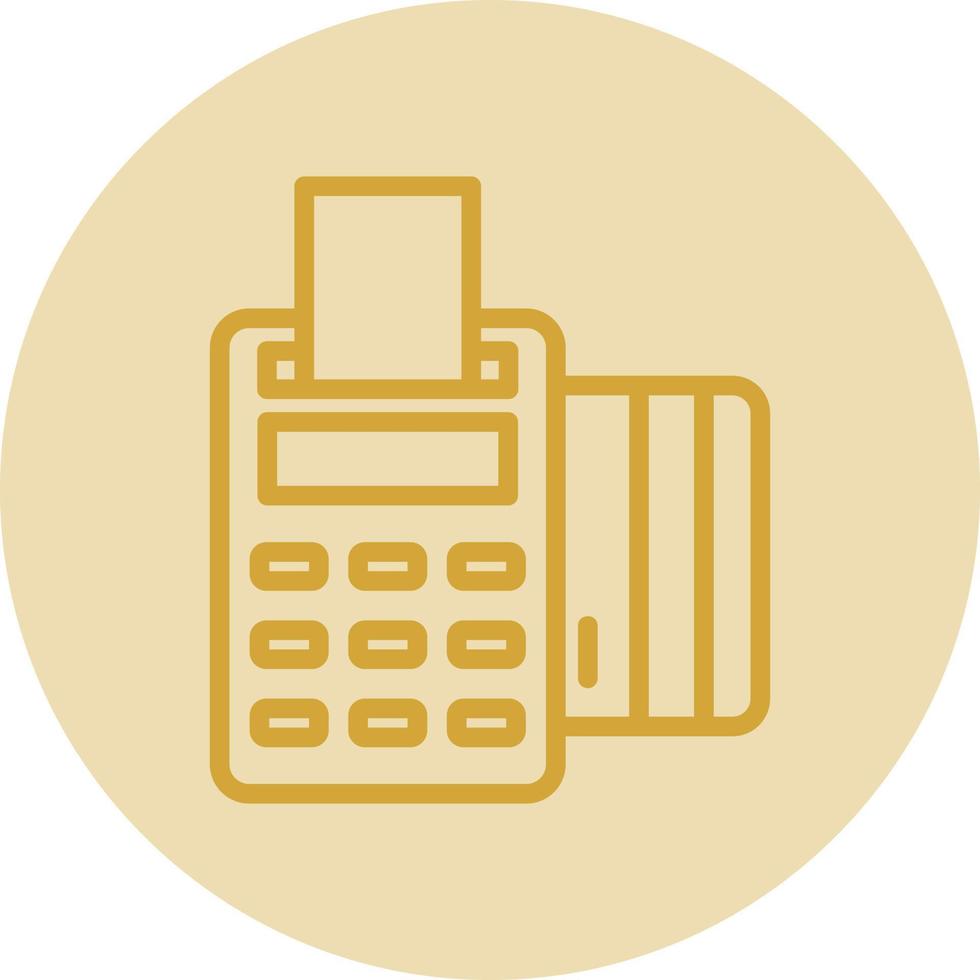 Pos Terminal Vector Icon Design