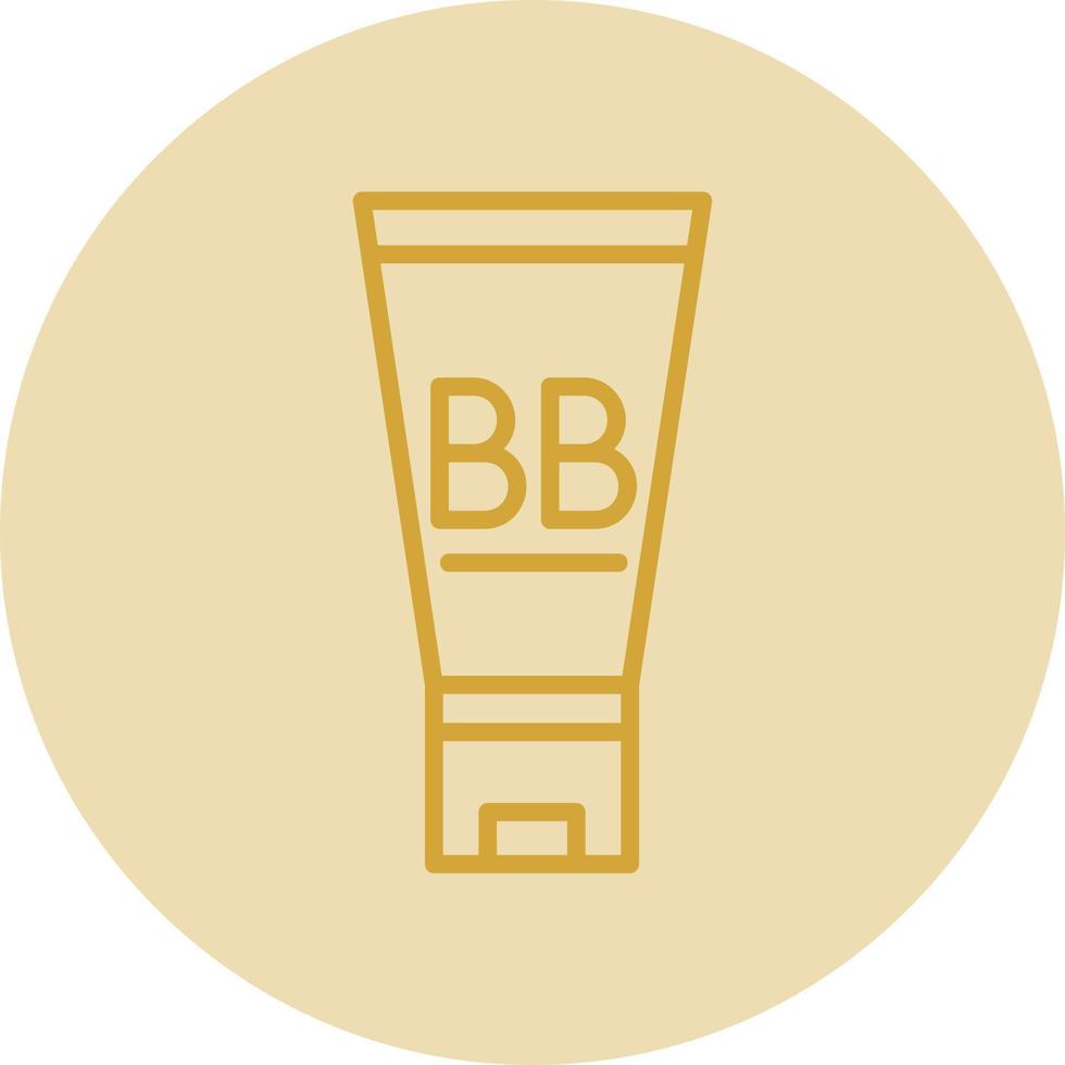 diseño de icono de vector de crema bb