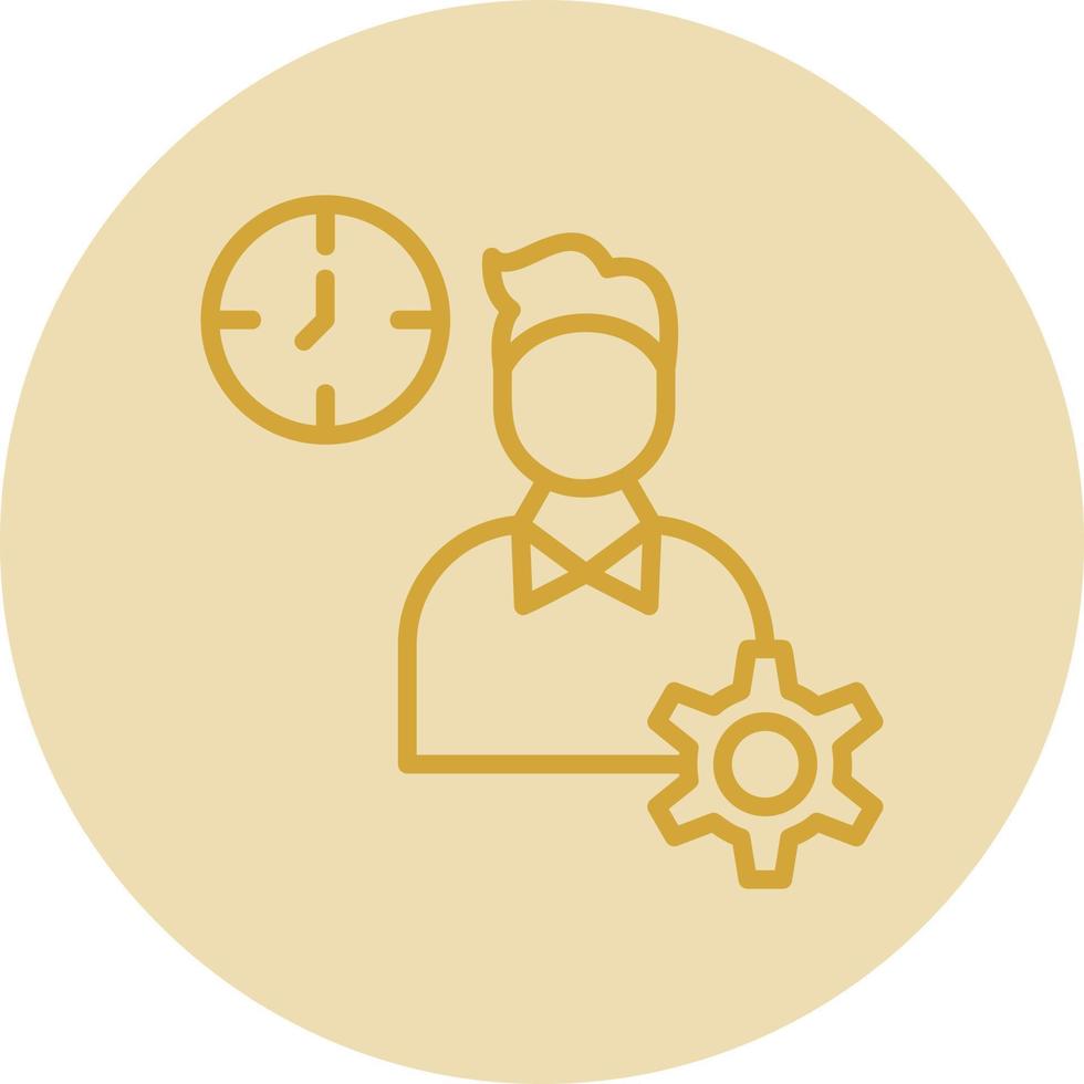 Productive Work Vector Icon Design