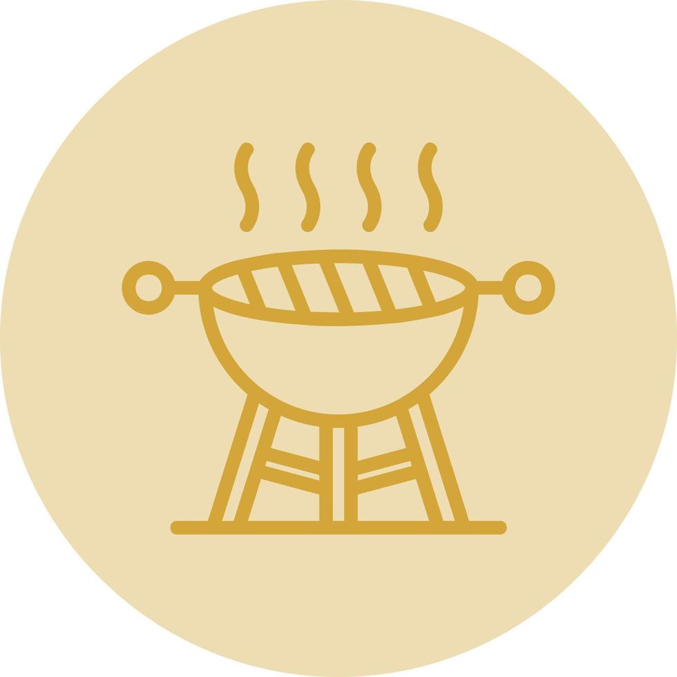 diseño de icono de vector de barbacoa