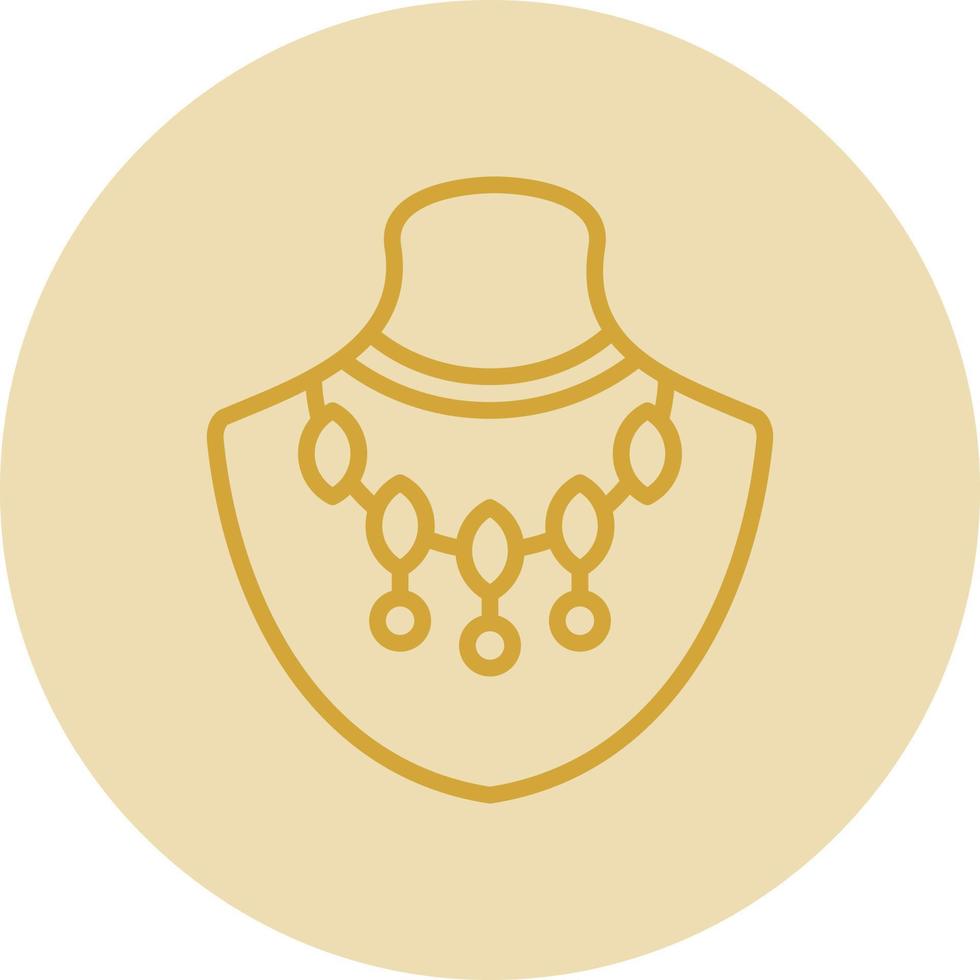 Necklace Vector Icon Design